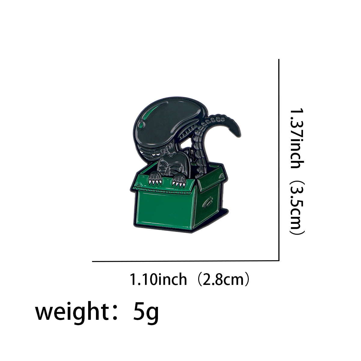 Cute Alien Enamel Pin Cartoon Brooches for Women Lapel Pins Badges on Backpack Cosplay Accessories Fashion Jewelry Gift