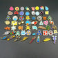 Pocket Monster Trainer Gym Badges Collection Kanto Johto Hoenn Unova Kalos Orange Islands Pins Brooches Toy for Collectors