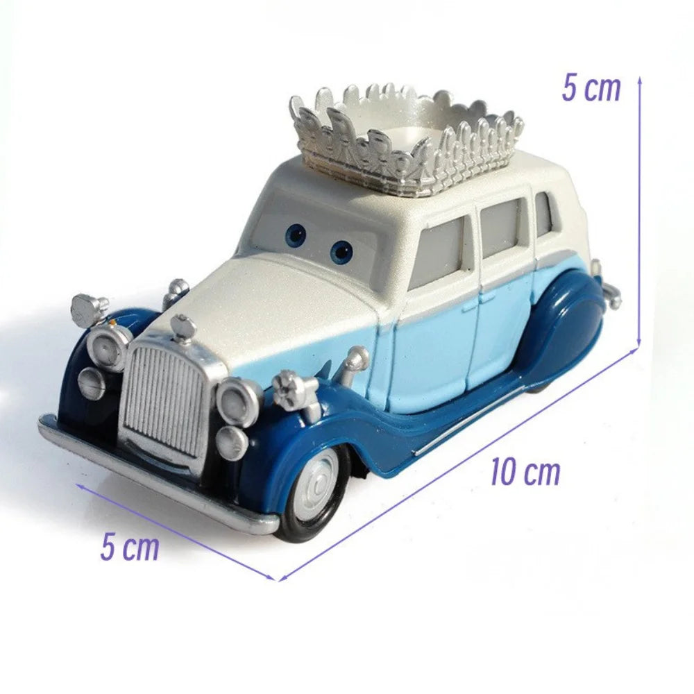 2026 New Pixar Cars Lightning McQueen Fillmore 4-10CM 1:55 Metal Model Racing Car Toys Christmas Birthday NEWYEAR Gift
