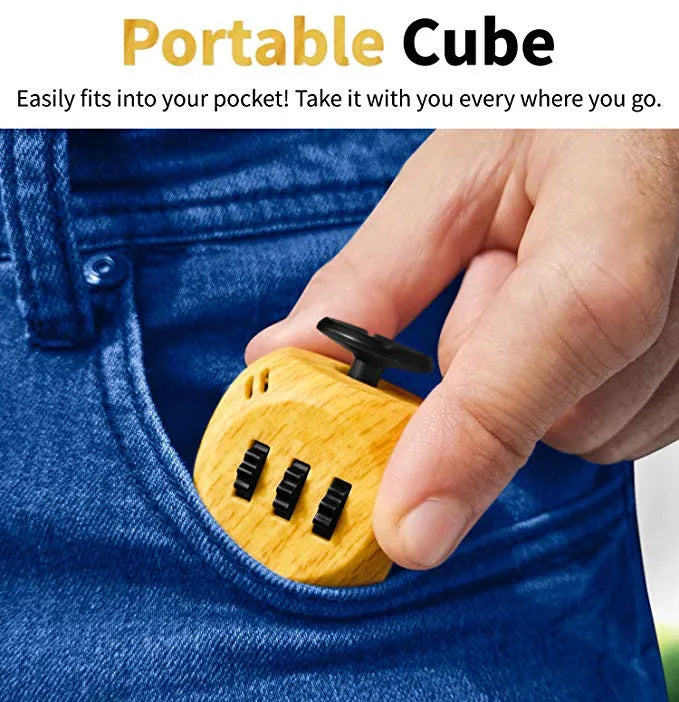 Fidget Cube Toy,EDC Fidgeting Toys Anti Stress Relief Toys,Anxiety Antistress Sensory Toy for Adults Kids Autism ADHD 6 Sides