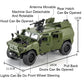 1:18 Dongfeng M-Terrain Alloy Car Toys Miniature Model Diecast Military Vehicle Sound Light Pull Back Doors Opened Kid Xmas Gift