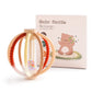 Baby Rattle Toy Wooden Rain Drum With Silicone Baby Sensory Touch Toy Newborn Dental Care Gum Anti-eating Hand Molar Stick Gif