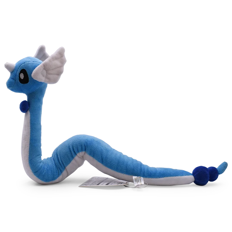 Dragonair Plush Toys Cute Blue Pink Dragonair Soft Anime Stuffed Peluche Cartoon Plushies Dolls Kids Christmas Gifts Ornament