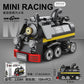 Racing Car Bus Engineering Vehicle Ambulance Pull Back Model Building Blocks Brick Toys Children Boys Birthday Gift Brick