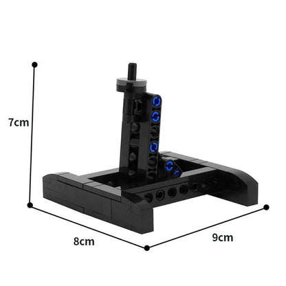 MOC Airplane Bracket Bricks X-WING Display Stand for 75102/75149/75218 Building Blocks Stand Spare Part