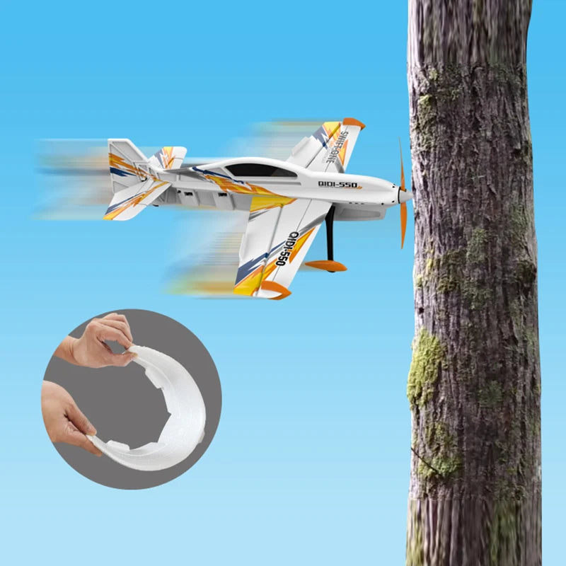 3D Stunt Glider RC Plane Brushless Motor 2.4G Remote Control Aircraft EPP Foam Flight Airplane Toys US Shipping