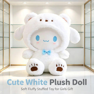 Sanrio Kuromi Cinnamoroll My Melody Pochacco Plush Dolls With Clothes Anime Room Decor Gift for Boys Girls Kids