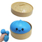 Giant Size Steamed Bun Squeeze Toy Glitter Simulated Food Dumpling Squishy for Office Desk Decor Fun Birthday Party Favors