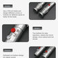 Darth Maul SNV4 2pcs Handle+Blade JEDI 27sound Double Lightsaber Toys Metal Hilt Light Smooth Swing Proffie TXQSABER