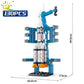 HUIQIBAO Mini Space Aviation Manned Rocket Model Building Blocks City Aerospace Bricks Children Construction Toys for Kids