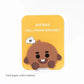 BT21cartoon cute silicone handheld phone stand kawaii retractable airbag earphone winder fan support anime merchandise wholesale