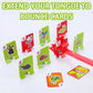 Frog Lizard Mask Wagging Tongue Lick Cards Board Games for Children Family Party Toys Antistress Funny Desktop Puzzle Game Toys
