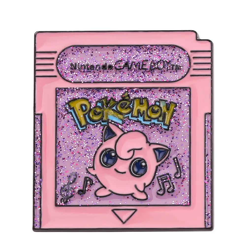 Kawaii Anime Character Jigglypuff Metal Enamel Badge Brooch Backpack Clothing Hat Clip Accessory Jewelry Gift