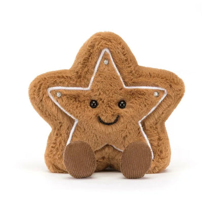 Cute Gingerbread House Gingerbread Star Gingerbread Tree Plush Doll Soft PP Cotton Filled Festival Decoration