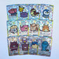 55Pcs DIY Cute Shiny Card Pokemon Holographic Anime Version Classical Collection Cards Gengar Charizard Eevee