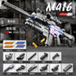 Children's Manual Soft Bullet M416 Soft Bullet Gun Can Fire Submachine Gun Model Boy Toy Gun Action Loading Assault Rifle