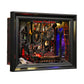 Book Nook Kit Vampire DIY Wooden Puzzle Dracula Gothic Style Halloween Bookshelf Dollhouse Model Bookend Building Home Dec