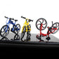 1:8 Mini Model Alloy Bicycle Diecast Simulation Metal Adult Finger Mountain Bike Toy Die-cast Collection Gifts Toys Children