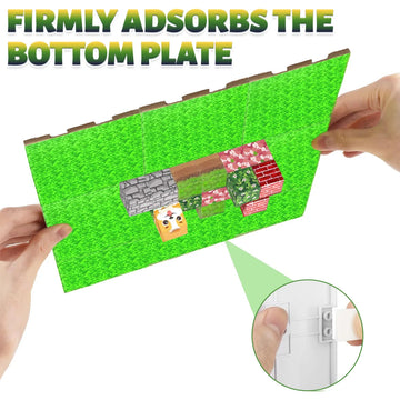 1/2/4/10 PCS Magnetic Base Plate Variety Baseplates Match DIY Magnetic Building Blocks Toys for Boys and Girls Children Gift