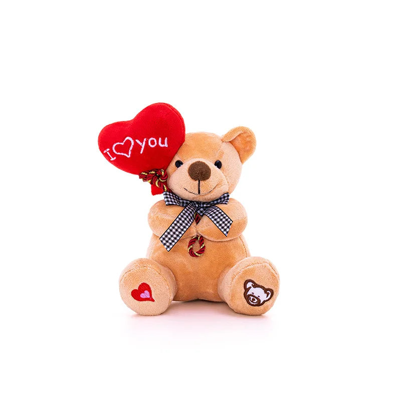 kawaii mother kids Stuffed Toys Soft Love Bear Plush Animal Toy Cute Girlfriend Gift Valentine's Day Present Room Bed Desk Decor