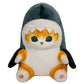 20cm Cute Shark Cat Plush Toy Doll  Japanese Popular Cartoon Shark Cat Doll Pillow Gift for Childrens Birthday Present