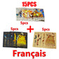81-15Pcs Pokemon Cards Gold Silver Vmax GX Card Collection Battle Trainer Card Spanish English French Child Toys Christmas Gifts