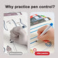 Reusable Magic Practice - 4-Book Set for Pen Control, Letters & Numbers | 128 Pages Handwriting Workbook for Kids Ages 3-8 | Homeschool & Classroom Supplies