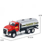 1:50 Alloy Truck Model Engineering Vehicle Excavator Bulldozer Head Dumper Truck Crane Tanker Toys For Children's Gifts