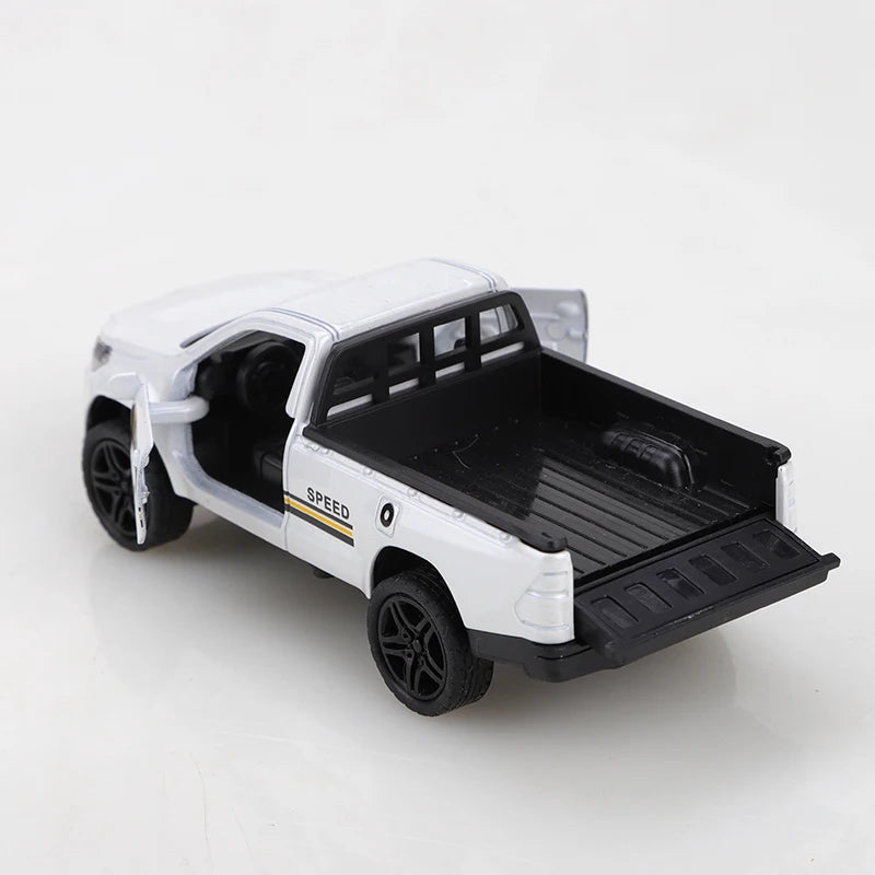 Retro Classic Hella-Style Pickup Truck, Die-Cast Metal, Boy's Toy, Exquisite Collectible, 1/36 Scale (Bagged)