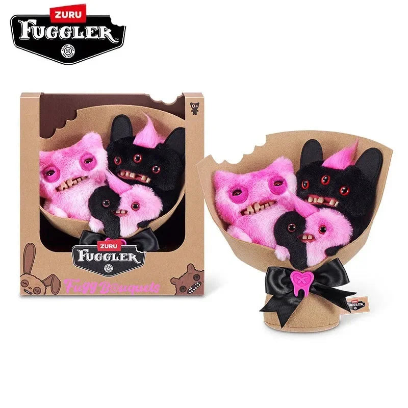 Fuggler Bouquets Series Set Funny Genuine Ugly Monster Doll Cute Plush Collectors Toy Girl's Birthday Surprise Mother's Day Gift