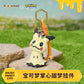 Original Anime Pokemon Kawaii Pikachu Keychain Gengar Mew Sprigatito Mimikyu Stuffed Toy Cute Plush Keyring Doll Pendant Gift