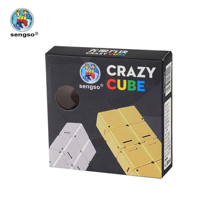 SENGSO Infinity Cube,Fidget Cube New Version Fidget Finger Toys  for Stress and Anxiety Relief/ADHD, Ultra Durable Sensory Gifts