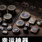Stress Relief Push Card Metal Fingertip EDC Poker A K King Gyro Toy for Office Adults Anti Anxiety Fidget Papa Coin