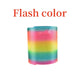 Rainbow Bounce Loop Folding Toy Material Spring Loop Children's Creative Magic Party Children's Hand Eye Coordination