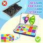 Mini Magnetic Tile Toys, with a Metal Box for Easy Portability, Magnetic Building Blocks That Can Be Played with Anywhere, Convenient Storage, Suitable for Holiday or Birthday Gifts