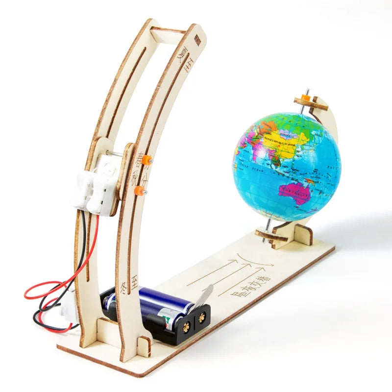 Science Experiment Diy Earth Day And Night Alternation Demonstration Model Children's Hand-made Science And Technology Toys