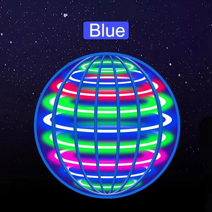 2FFlying Ball, Automatic Spinning Ball LED Dazzling Lights, Floating Magic, Fan UFO Flying Machine, Toy Gift, Game, Sports Ball