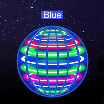 2FFlying Ball, Automatic Spinning Ball LED Dazzling Lights, Floating Magic, Fan UFO Flying Machine, Toy Gift, Game, Sports Ball