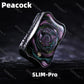 Peacock Aura Sand Slim Pro Unlimited Pushing Slider Fidget Slider Stainless Steel Titanium Zirconium Stress Relief Toy For Adult
