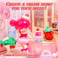 Rolife DIY Dollhouse 3D Puzzle Model Building Kit Nanci Strawberry Teatime Super Creator DIY Craft Kit with LED Light for Home Decor Holiday Gift for Adults Teens