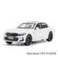 1:32 X3M 320i Toy Sports Car Model Pull Back Sound Light Doors Opened Alloy Diecast Miniature Vehicle Models Ornaments Gifts