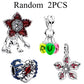 New Red Monster Flower Charm Bracelet 925 Sterling Silver Beaded DIY 2026 Trendy Fine Jewelry Adjustable Hypoallergenic
