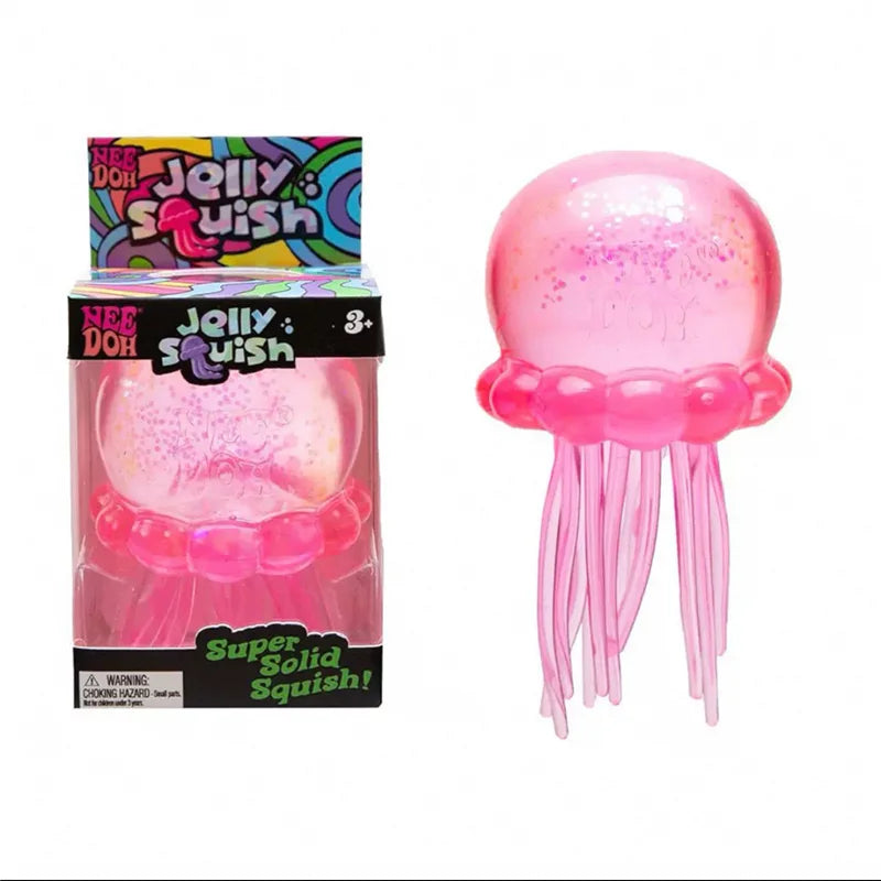 Schylling Needoh Maltose Dream Drop Cube Gumdrop Jellyfish Slow Rising Decompression for Sensory Squeeze Relax Stress Relief Toy