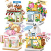 Food Shop Street Series - Mini City Shop House Model Kit, Fun DIY Educational Building Toy Gift for Kids Ages 6-12