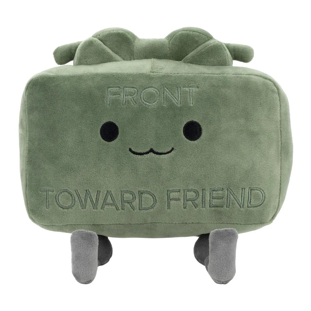 New Clay the Claymore Plush Doll Kawaii Green Square Doll Pillow Accessories Gift Collection Model For Kid Birthday Gifts
