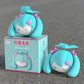 2026 New Hatsune Miku Mini Handheld Fan Ultra-Strong Wind USB Rechargeable Portable Anime Fan for Students Backpack Gift