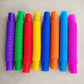 8/16/24 Pcs Colorful PopTelescopic Tube Stretching Corrugated Tube Children Adult Stress Relief Toy