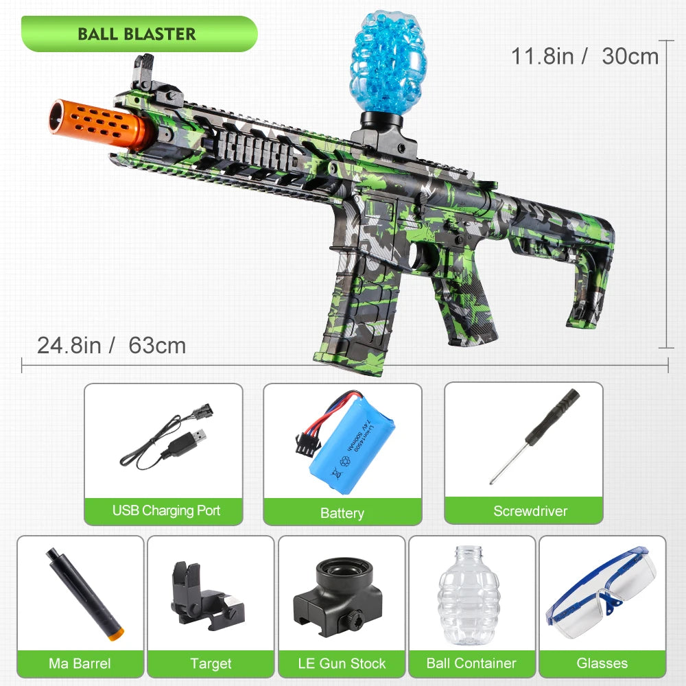 M416 Electric  Blaster Gun Toys, Rechargeable, Automatic Outdoor Toys for Team Activities, Perfect Gift(Bullets Excluded)