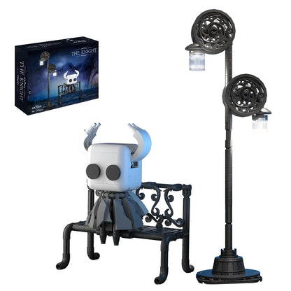 370PCS Hollowed Knight Building Blocks Ghost Set Street Lighting Model Bricks Desktop Ornaments Kids Educational DIY Toys Gifts