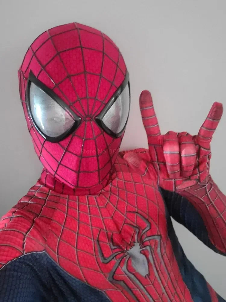 Hottoys New Amazing Spider-Man 2 Handcrafted High-Quality Mask Spiderman Garfield's Version Of Peter Parker Halloween Xmas Gift